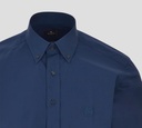 Etro - CAMISA DE VESTIR AZUL OSCURO