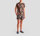 Etro - FRANELA NEGRA CON DISEÑO MULTICOLOR