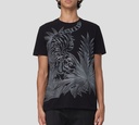 Etro - FRANELA NEGRA CON TIGRE