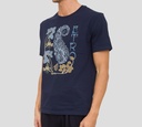 Etro - FRANELA AZUL CON DISEÑO FLORAL