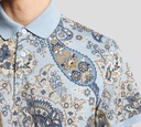 Etro - POLO AZUL CLARO CON DISEÑO