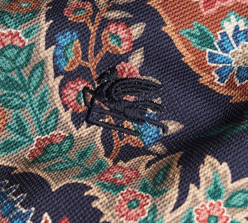 Etro - POLO CON ESTAMPADO PAISLEY FLORAL