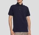 Etro - POLO AZUL OSCURO PRINTED DETAILS