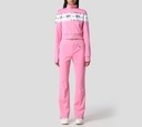 Chiara Ferragni - SWEATER CON CIERRE ROSADO CON MAXI LOGO DE OJOS