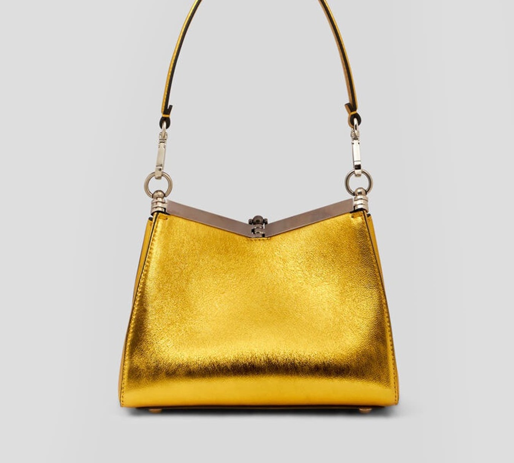 Etro - CARTERA DE HOMBRO DORADA
