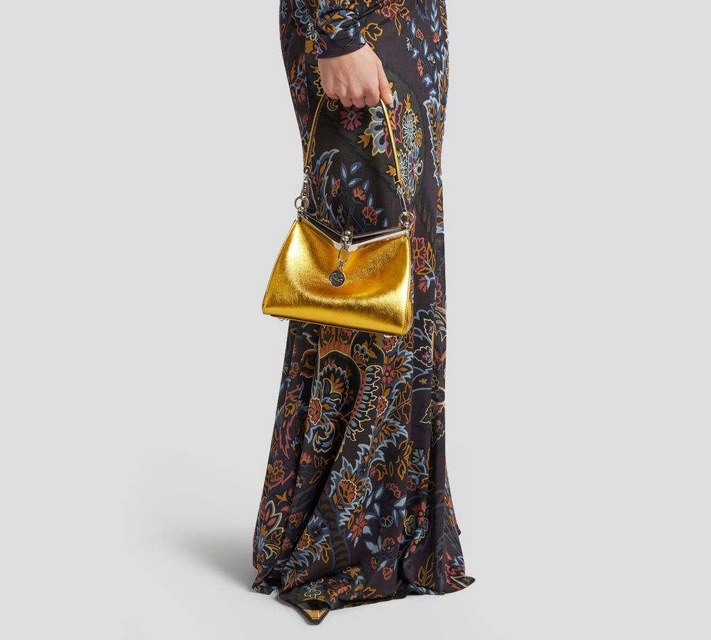 Etro - CARTERA DE HOMBRO DORADA
