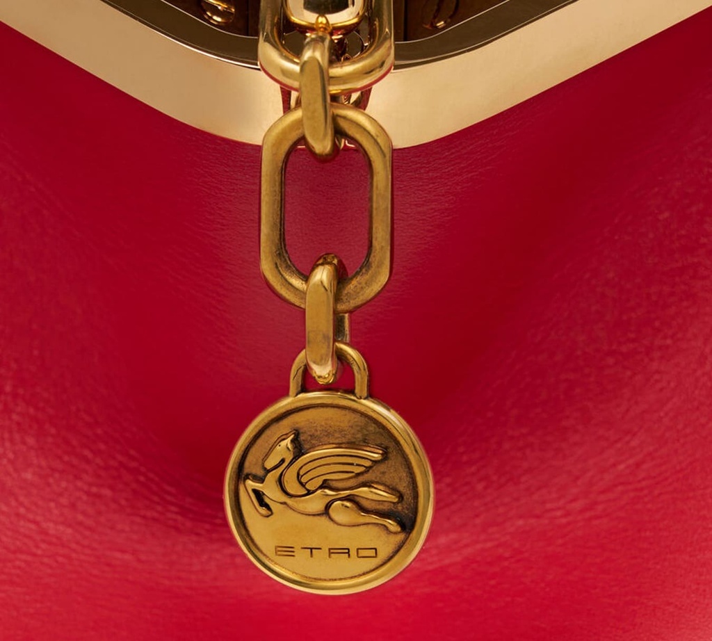 Etro - CARTERA VELA PEQUEÑA CON DETALLES E DORADO