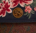 Etro - CARTERA PEQUEÑA CON SOLAPA AZUL Y FLORES