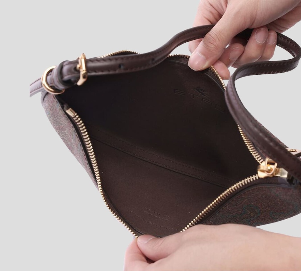 Etro - CARTERA DE MANO MARRON