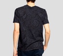 Etro - FRANELA AZL CON DISEÑO DESGASTADO