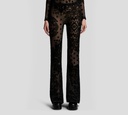 Etro - PANTALÓN DE TUL Y TERCIOPELO JACGUARD