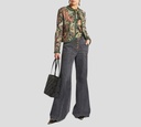 Etro - CHAQUETA DE SARGA CON ESTAMPADO PAISLEY