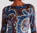 Etro - VESTIDO DE PUNTO CON ESTAMPADO PAISLEY