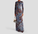 Etro - VESTIDO DE PUNTO CON ESTAMPADO PAISLEY
