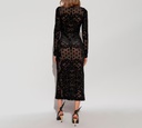 Etro - VESTIDO NEGRO CON DETALLES GAMUSADOS
