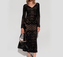 Etro - VESTIDO NEGRO CON DETALLES GAMUSADOS