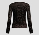 Etro - BLUSA NEGRA CON DETALLES GAMUSADOS