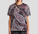 Etro - FRANELA CUELLO REDONDO CON ESTAMPADO PAISLEY