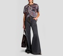 Etro - FRANELA CUELLO REDONDO CON ESTAMPADO PAISLEY