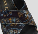 Etro - SANDALIAS DE PLATAFORMA EN TERCIOPELO CON ESTAMPADO PAISLEY