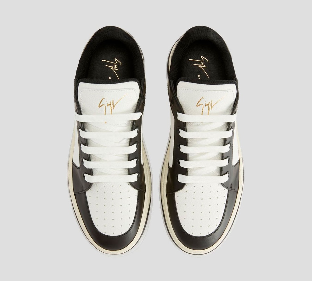 Giuseppe Zanotti - ZAPATOS NEGROS CON BLANCO