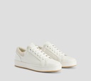 Giuseppe Zanotti - ZAPATOS BLANCOS CON BORDE CAMEL