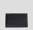 Giuseppe Zanotti - CARTERA DE HOMBRO NEGRA CON BORDE DORADO