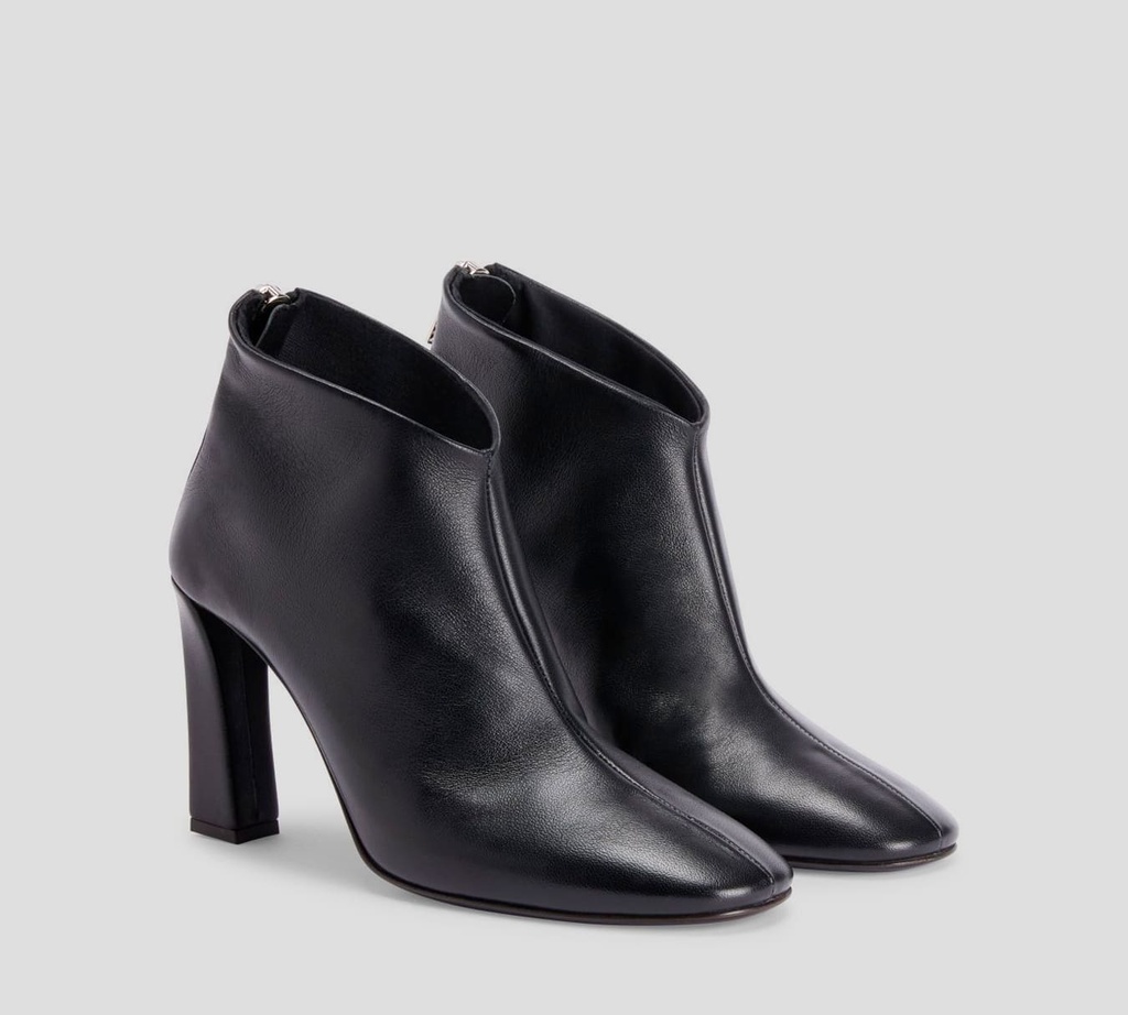 Giuseppe Zanotti - ZAPATO CON CIERRE DE NAPPA NEGRO