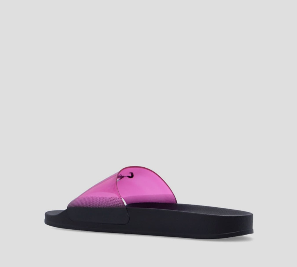 Giuseppe Zanotti - SANDALIA NEGRA/FUXIA