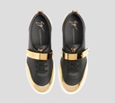 Giuseppe Zanotti - SNEAKERS CLÁSICOS CORTE BAJO CON DETALLES DORADOS