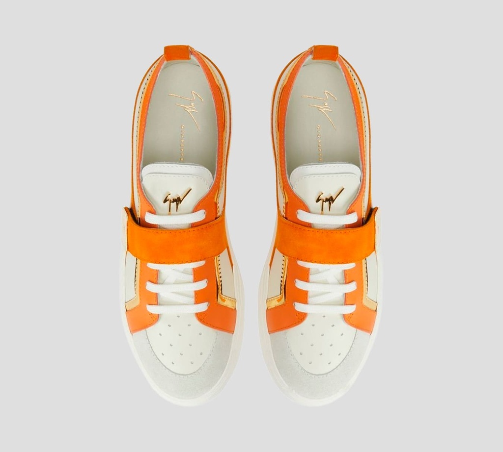 Giuseppe Zanotti - SNEAKERS BIREL/VAGUE BLANCO/NARANJA