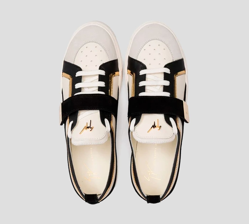 Giuseppe Zanotti - SNEAKERS CORTE BAJO GAMUZADOS BICOLOR