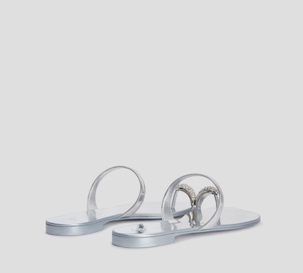 Giuseppe Zanotti - SANDALIAS ROCK10 PLATA