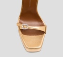 Giuseppe Zanotti - SANDALIA DORADA CON PLATAFORMA