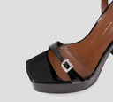 Giuseppe Zanotti - SANDALIA ALTA DE PATENTE Y PLATAFORMA