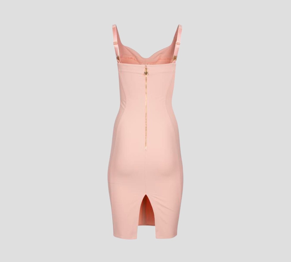 Elisabetta Franchi - VESTIDO NUDE DE TIRAS CON ENCAJE 1