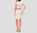 Elisabetta Franchi - VESTIDO TEJIDO CON CINTURON