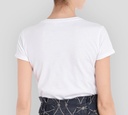 Elisabetta Franchi - FRANELA BLANCA CON PATRON DE LOGO