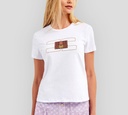 Elisabetta Franchi - FRANELA BLANCA CON CADENA
