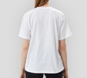 Elisabetta Franchi - FRANELA BLANCA CON LOGO BORDADO