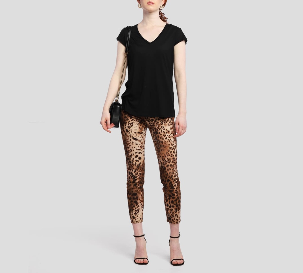 Elisabetta Franchi - FRANELA NEGRA CUELLO EN V