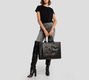 Elisabetta Franchi - FRANELA NEGRA CON PATRON DE LOGO