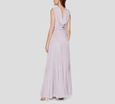 Elisabetta Franchi - VESTIDO MORADO BRILLANTE PLISADO