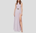 Elisabetta Franchi - VESTIDO MORADO BRILLANTE PLISADO