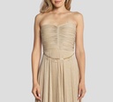 Elisabetta Franchi - VESTIDO MIEL BRILLANTE - PARA ALFOMBRA ROJA