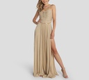Elisabetta Franchi - VESTIDO MIEL BRILLANTE - PARA ALFOMBRA ROJA