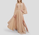 Elisabetta Franchi - VESTIDO BRONCE BRILLANTE