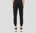 Elisabetta Franchi - MONO NEGRO CON DETALLES DORADOS