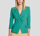 Elisabetta Franchi - BLAZER VERDE CON BOTONES VERDES