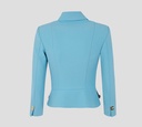 Elisabetta Franchi - BLAZER AZUL CON BOTONES DORADOS